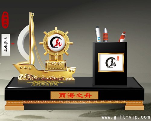 商海之舟（文具台）